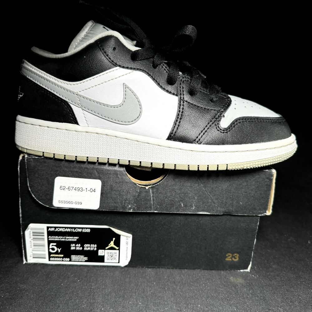 Size 5 - Nike Air Jordan 1 Low GS Smoke Grey 2020 Shoes